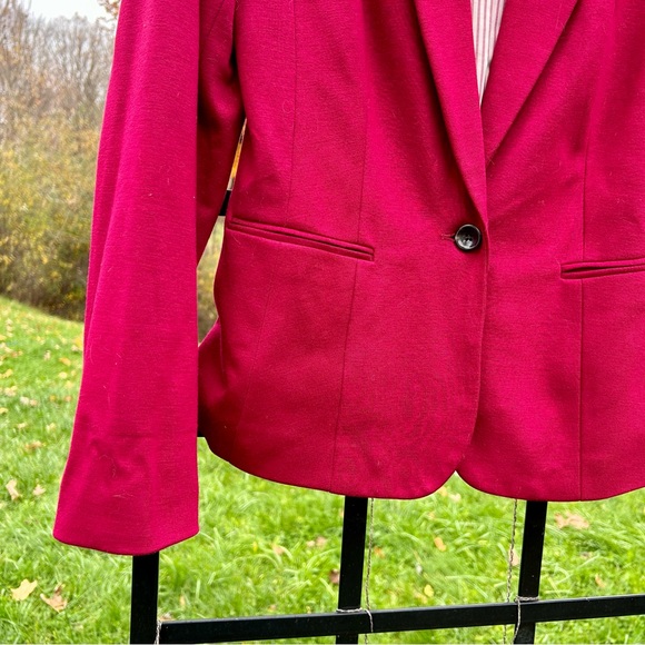JCPenney Raspberry Blazer Jacket | Size L | - Picture 13 of 14